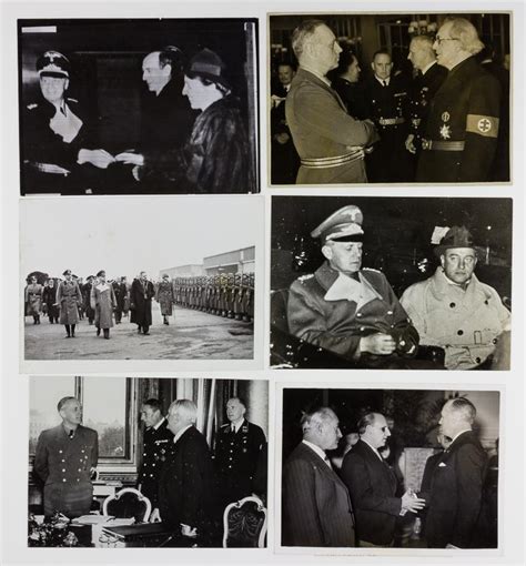 Lot - JOACHIM VON RIBBENTROP NEWS PHOTOGRAPHS