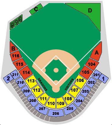 Dayton Dragons Seating View | Elcho Table