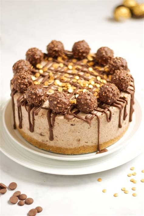 Ferrero Rocher Cheesecake - Easy, No Bake Recipe!