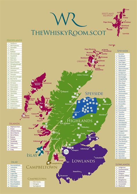 whisky regions