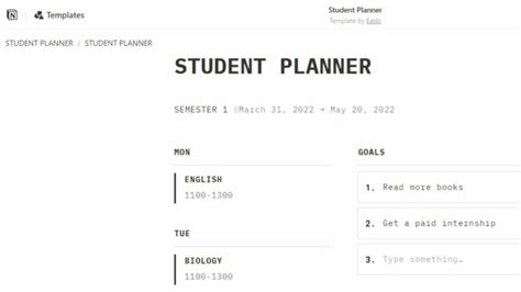 10 Best Notion Class Schedule Templates (Free & Paid)