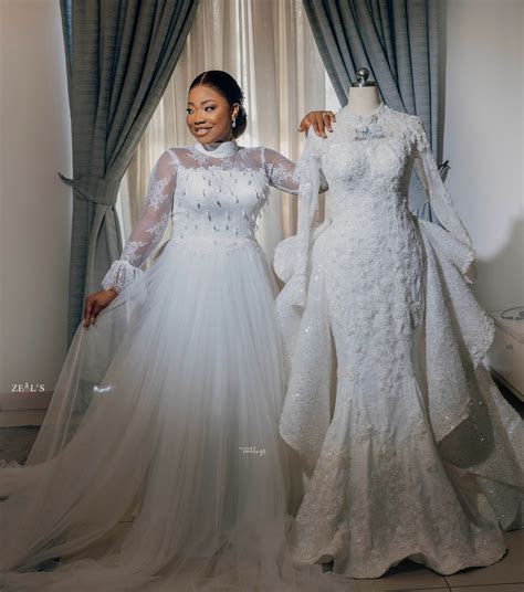 Mercy Chinwo Was Such a Stunner in all Her Wedding Looks!