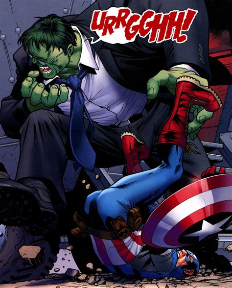 Ultimate Captain America vs Hulk by Carlos Pacheco | Hulk, Bruce banner, Personajes de marvel