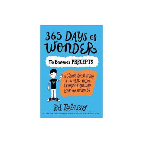 365 Days Of Wonder - By R. J. Palacio ( Paperback ) | Teacher favorite things, How to memorize ...