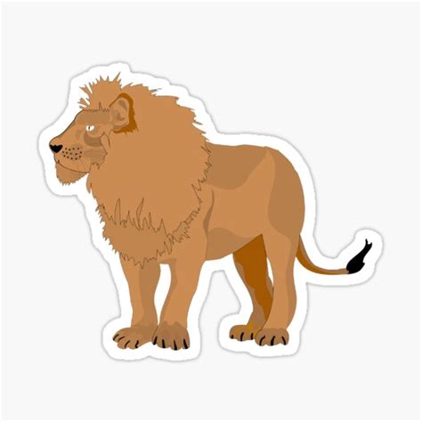 "HungRy Lion" Sticker for Sale by Mahanuma22 | Redbubble