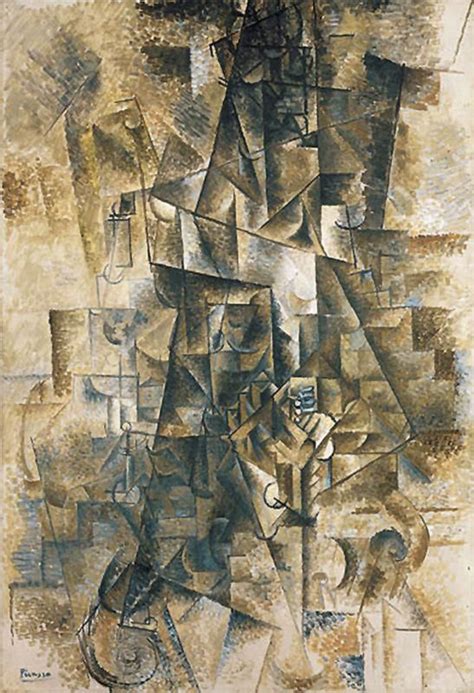 The Piano Accordionist, 1911 Pablo Picasso - Style - Analytical Cubism ...