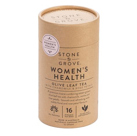 Stone & Grove - Women's Health Olive Leaf Tea 16 Bags | Peter's of Kensington