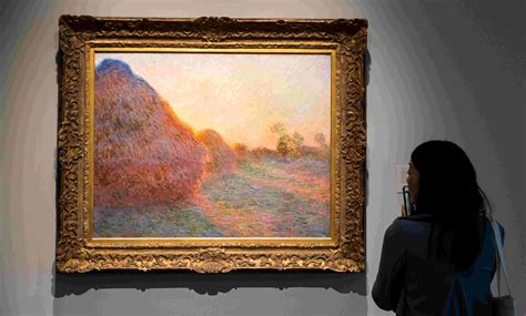 Monet haystack painting sells for a record $110.7 million at auction