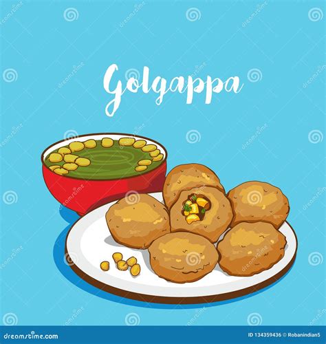 Pani Puri Street Food Stock Illustrations – 31 Pani Puri Street Food Stock Illustrations ...