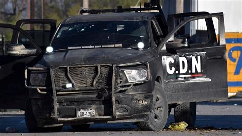 21 Killed In Cartel Shootout Near Texas Border; Cartel Trucks Pictured ...