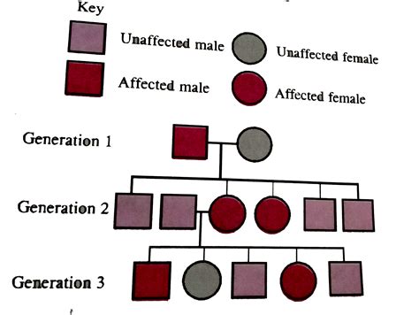 the pedigree chart given below shows a particular trait which is a