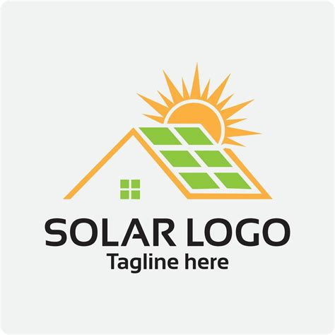 Sun solar green energy logo design template. solar logo design Free Vector 8617896 Vector Art at ...