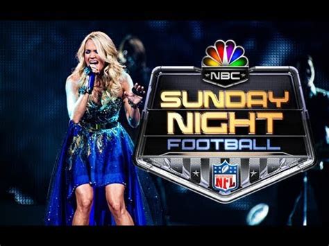 Carrie Underwood's Sunday Night Football Song - YouTube