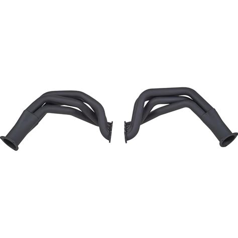 Big Block Chevy Fenderwell Headers for 1955-57 Chevy, Black