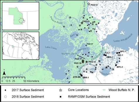 Lake Athabasca Map