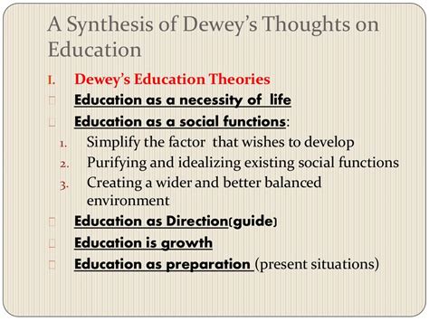 John dewey’s philosophy