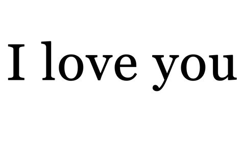 I Love You PNG Image for Free Download