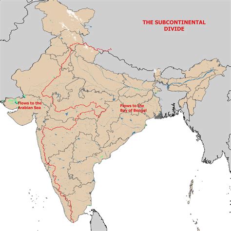 The Subcontinental divide | Map, Divider, Geography