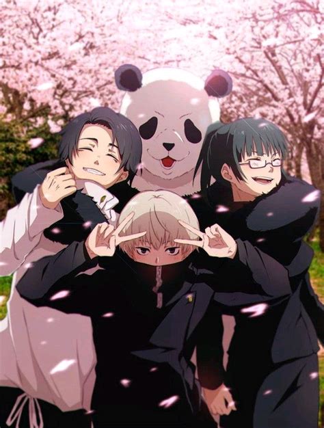 Yuta, Maki, Inumaki et Panda by LTR7 on DeviantArt