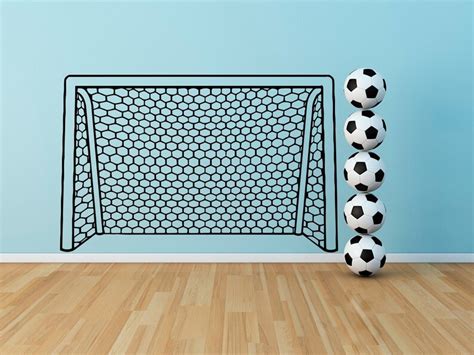 Soccer Goal Wall Decal Vinyl Sticker Sports Wall Decals Murals - Etsy