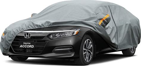 Kayme Heavy Duty Car Cover Custom Fit Honda Accord Sedan/Coupe (2001-2023), Waterproof All ...