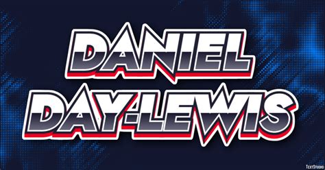 Daniel Day-Lewis Text Effect and Logo Design Celebrity