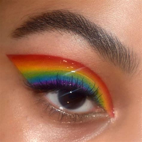 rainbow makeup Makeup Eye Looks, Eye Makeup Art, Cute Makeup, Artistry ...