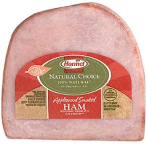 Hormel Natural Choice Applewood Smoked Quarter Ham - 0, Nutrition ...