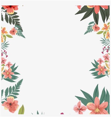 Border Png Picture - Floral Border For Word Documents PNG Image | Transparent PNG Free Download ...