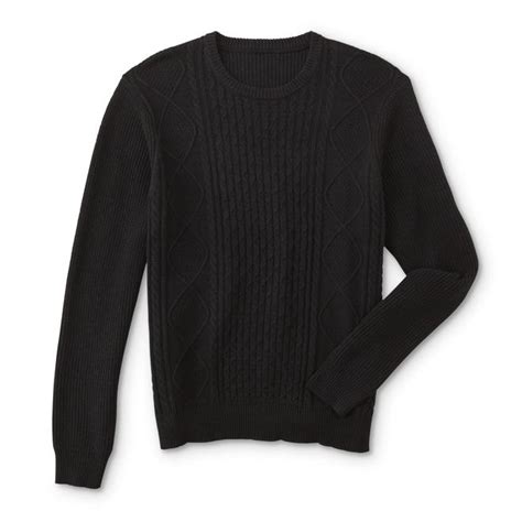 Basic Editions Men's Crew Neck Sweater