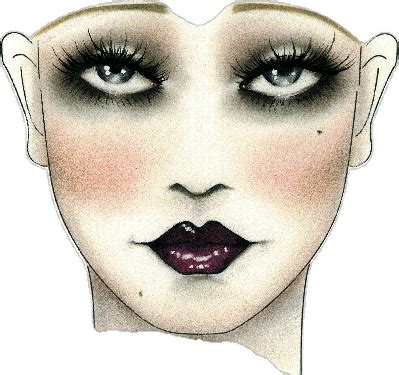 Creepy Halloween Makeup in 2023 | Makeup, Vintage makeup, Emo makeup
