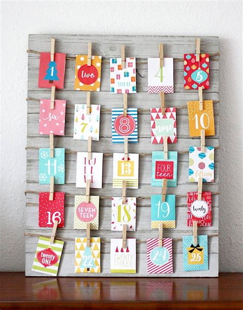 Advent Calendar Craft Ideas Fun Christmas Ideas: 10 Diy Advent Calendar ...