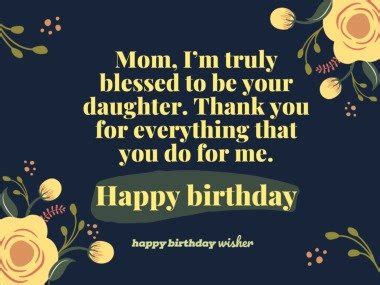 51+ Lovely Birthday Wishes for Mom from Daughter - Happy Birthday Wisher