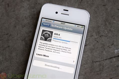 You can upgrade to iOS 6.0 right now | Ubergizmo