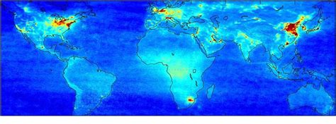 Space in Images - 2014 - 11 - Global air pollution map produced by ...