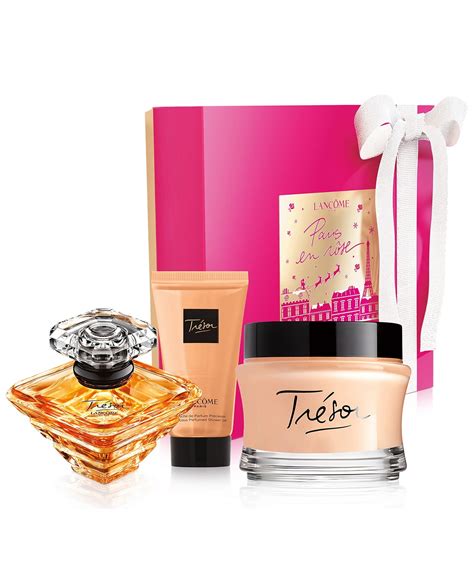 Lancome - Tresor Inspirations Gift Set for Women, 3.4 oz Eau de Parfum, 6.8 oz Body Cream, 1.7 ...