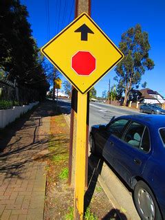 Stop Sign Ahead (pictogram) | Hallet Rd, Stonyfell/Burnside.… | Flickr