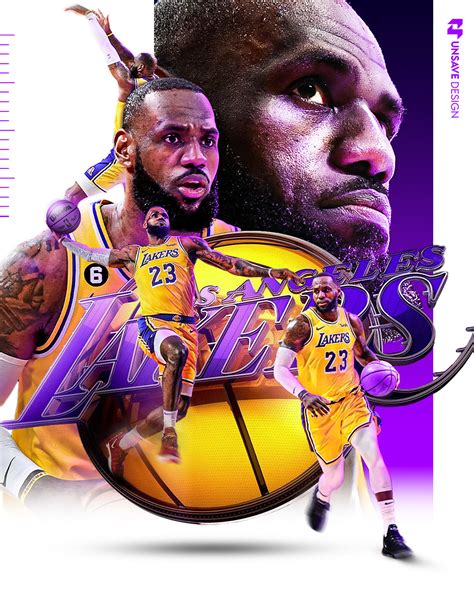 NBA, Lakers. James Leborn Poster Sport Design #1 :: Behance