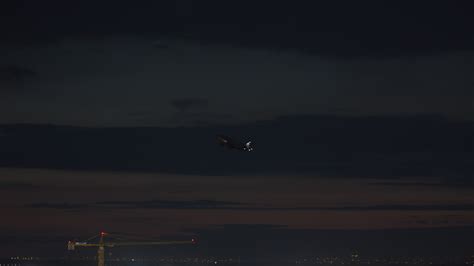 A dark night takeoff 28680463 Stock Video at Vecteezy