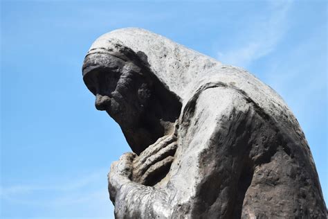 Monument to Mother Teresa, Albania - August 23, 2022. Albania,Shkoder ...