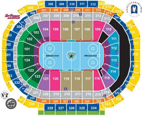 American Airlines Center Seating Chart Hockey | Review Home Decor