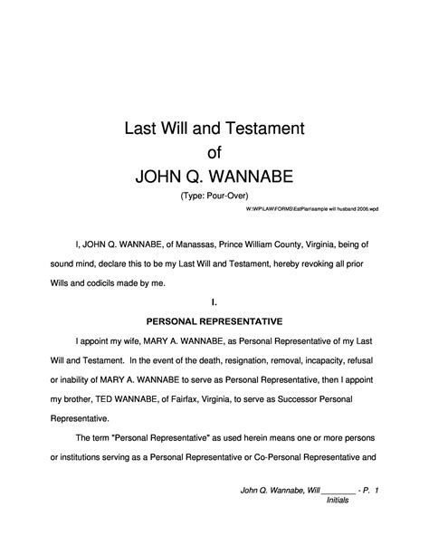 39 Last Will and Testament Forms & Templates ᐅ TemplateLab