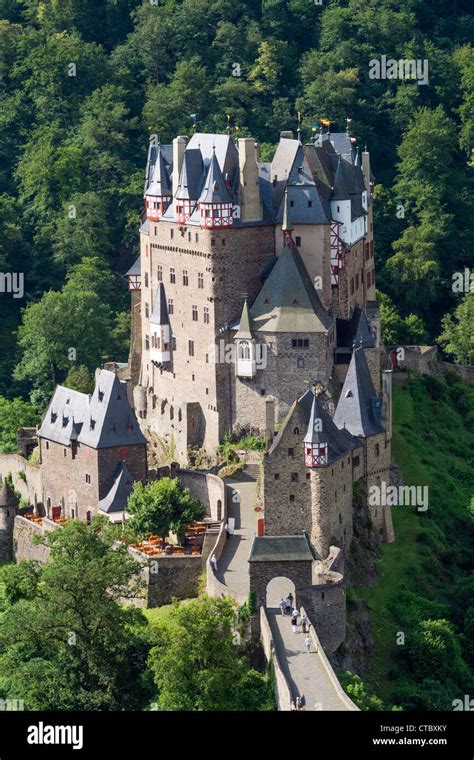 Burg Eltz castle near Mosel River valley in in Rhineland-Palatinate Germany Stock Photo - Alamy