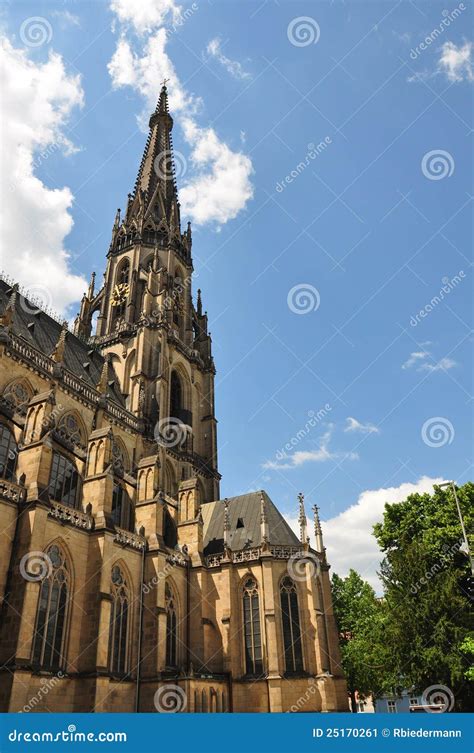 New Cathedral in Linz, Austria Stock Image - Image of mariendom, neuer ...