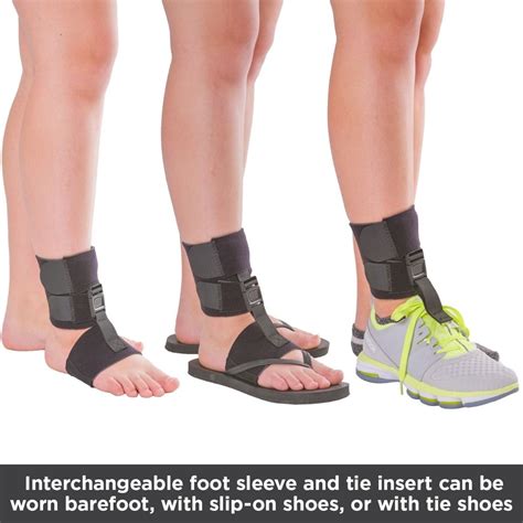 Soft AFO Foot Drop Treatment Brace for Walking Barefoot or Inside Shoe ...