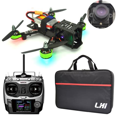 LHI FPV RTF Full Carbon Fiber 220 mm Quadcopter Race Copter Racing Drone with Radiolink AT9 ...