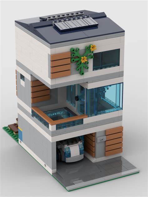 LEGO MOC Modern Family House Modular by KTBrickworks | Rebrickable ...