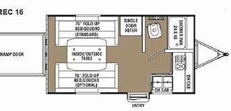 Image result for 6x12 Cargo Trailer Conversion Floor Plans | Cargo trailer camper, Cargo trailer ...