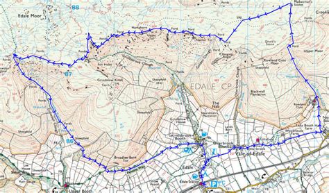 Walking Kinder Scout Route Map | Walks Kinder Scout | Peak District Walks