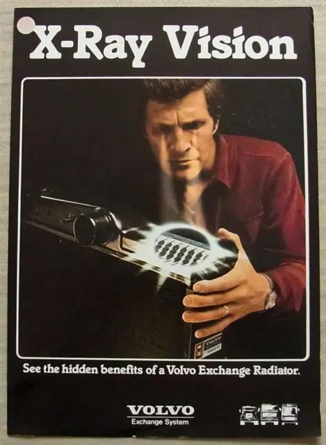 VOLVO TRUCKS EXCHANGE SYSTEM RADIATOR Sales Leaflet Brochure 1981 #RSP ...